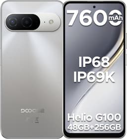 DOOGEE B10 4G - Smartphone - Robuuste Smartphone - 48GB RAM + 256GB ROM/2TB TF - Android 16 - 7600mAh/33W - 6,63 inch FHD+ 120Hz Scherm - IP68/IP69K Waterdicht - Helio G100 - NFC - Vingerafdruk & Face ID - Natuurlijke — thumbnail 1