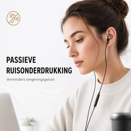 Qualitech® Oortjes met Draad - USB C met Microfoon - In-ear Oordopjes met USB-C Aansluiting — thumbnail 4
