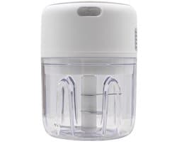 Elektrische voedselhakker 250ML Mini draadloze draagbare vleesmolen USB-oplaadbare knoflookhakker keukenmachine voor groenten/noten/fruit/vlees/enz.