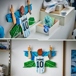 LEGO Editions - Lionel Messi - Viering Constructiespeelgoed — thumbnail 2