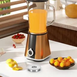 Stabilisatorbasis Blender - Keukenmachine steun - Keukenmachine stabiliseren - Universele pasvorm - 7.4 cm - Zilver — thumbnail 3