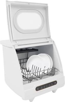 Compacte Vaatwasser - Mini Afwasmachine - Ruimte Besparen - Zuurstof Desinfectie - 45 x 38 x 45 cm - Wit — thumbnail 1