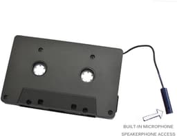 Cassette Adapter - Bluetooth Audio - Muziek Streamen - Ingebouwde Batterij - 12 cm - Zwart — thumbnail 4