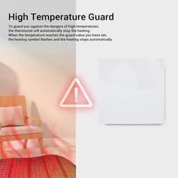 Slimme Thermostaat - App Bediening - Comfort Verhoging - Hoge Nauwkeurigheid - Wandhangend - Wit — thumbnail 4
