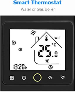 Slimme Thermostaatkraan - Temperatuurregelaar - Energie Besparen - App en Spraakbesturing - 5A - Zwart — thumbnail 5