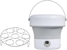Draagbare Vaatwasser - Opvouwbare Reiniger - Keuken Schoonmaken - Compact Opvouwbaar - 5L Capaciteit - Wit — thumbnail 1