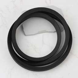 Vervangende Deck Belt - Motor Riem - Grasmaaier Onderhoud - Directe Vervanging - 1669mm Buitenlengte - Zwart — thumbnail 3