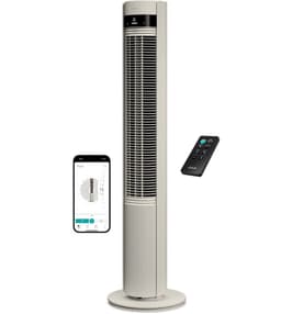 Duux Elevate Smart – Stille Torenventilator met Ionisator – 26 Snelheden & Slaapmodus - Greige — thumbnail 1