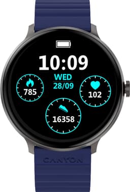 Canyon Jacky Serie - Smartwatch - Niebiesko/Żółty - Sensoren - 25 Sportmodi — thumbnail 1