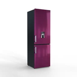 NUNKI LARGEH2O-FPUR / Combi Bottom Koelkast, E klasse, 268l, Waterdispenser, Fun Purple, Gloss Metallic (FRONT only) — thumbnail 4