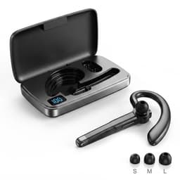 Golden Sound Oordopjes met Microfoon - Draadloze Headset - Oortjes draadloos - Bluetooth oordopjes – Handsfree Bellen Auto - Koptelefoon - 10 uur batterijduur - Belfunctie - Zwart — thumbnail 1
