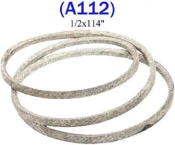 Grasmaaier V-riem - Reserveonderdeel Tuinmaaier - Gazon Onderhoud - Duurzame Para-aramidevezel - 114 Inch Buitenomtrek - Zwart — thumbnail 2