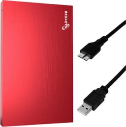 Externe Harde Schijf - Draagbare Opslag - Bestanden Opslaan - Snelle USB 3.0 - 250 GB - Zilver — thumbnail 2