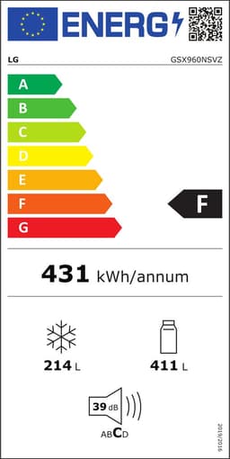 LG GSX960NSVZ Amerikaanse koelkast met InstaView™ Door-in-Door™ - 625L inhoud - DoorCooling+™ - FRESHBalancer™ - Total No Frost - Inverter Linear Compressor — thumbnail 2