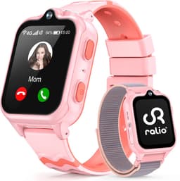 Ralio R5 Ultra 4G GPS Horloge Kind met simkaart – Videobellen – Dual Camera –- Android OS - Smartwatch Kinderen met 1,83"AMOLED Display – SOS-knop – Ruim geheugen van 2 GB + 16 GB – GPS Tracker – Voor Jongens en Meisjes — thumbnail 1