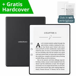 Haussgoods E-Reader – 6 inch E-Ink Ebook Reader – Bluetooth – EPUB/PDF/TXT – Met Harde Cover & Stretch Band – Zwart — thumbnail 1