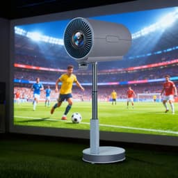 Lily & Lilac Beamer - Mini Projector 4K - 1080P Full HD Beeldkwaliteit - 500 ANSI lumen - HDMI, USB + AUX - Bluetooth & Wifi - 200 inch — thumbnail 2
