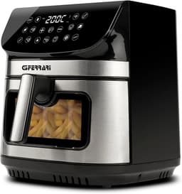 Airfryer - Hete Lucht Oven - Gezond Bakken - Dubbele Weerstand - 9 Liter - Zwart — thumbnail 1