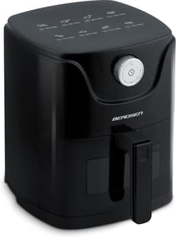 Heteluchtfriteuse - Airfryer zonder olie - Gezond eten - Met kijkvenster - 2.5 liter - Zwart — thumbnail 5