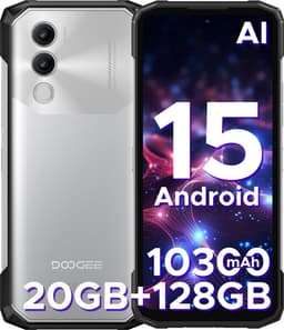 DOOGEE Blade 20 - Robuuste Smartphone - Outdoor Smartphone - 20GB RAM + 128GB - 10300mAh/18W - 6,56 inch 90Hz - 4G Dual SIM- Android 15 - IP68 - NFC- GPS - Face ID - Natuurlijk — thumbnail 1