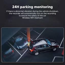 SPHProducts - 1080P Auto-dashcam - WiFi-dashcam met App - 170 Graden Groothoekrecorder - Parkeerbewaking - HD-video-opname - Geschikt voor auto - Comp — thumbnail 3
