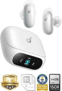 soundcore Liberty 5 Pro by Anker - Anker Thus Al Chip - Kristalheldere Gesprekken - Noise Cancelling Oordopjes - Draadloze Oordopjes - ANC Met 6-5 U/28 U:Speeltijd - Snelladen - Draadloos Opladen — thumbnail 1