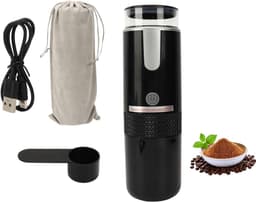 Draagbare Elektrische Espressomaker - Mini Handmatige Koffiemaker met Oplaadbare 1200mAh Batterij voor Reizen en Kamperen — thumbnail 1