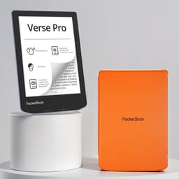 PocketBook Verse Pro e-reader Azure – 6 inch – 16 GB – waterdicht + Oranje Hoesje – voordeelbundel — thumbnail 1