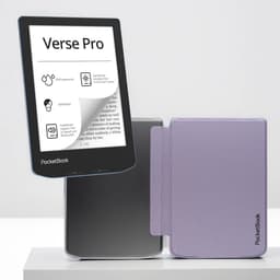 PocketBook Verse Pro e-reader Azure – 6 inch – 16 GB – waterdicht + Transparant Paars Hoesje – voordeelbundel — thumbnail 1
