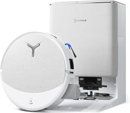 ECOVACS DEEBOT T90 OMNI – Robotstofzuiger met dweilfunctie– 30.000 Pa – OZMO roller dweil –TruEdge 3.0 randreiniging –ZeroTangle 4.0 Anti-tangle –OMNI 2.0 station Zelfreinigend–AIVI 3D obstakelvermijding– Voor harde vloeren & tapijt–Wit–T80 Upgrade — thumbnail 2