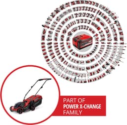 Einhell Accu Grasmaaier GE-CM 18/32 C Li BL Solo - Power X-Change - 18 V/Li-ion - Maaibreedte: 32 cm - Aanbevolen gazonoppervlakte: tot 270 m² - 27 L opvangzak - Maaihoogte: 25-65 mm - Excl. accu en lader — thumbnail 3
