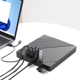 Externe Drive - Disc Brander - Data Archiveren - Geruisloze Prestaties - USB 3.0 - Zwart — thumbnail 5
