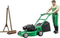 QIN® Grasmaaier Speelgoed - Kruiwagen Speelgoed - Grasmaaier Kinderen - Groen- 16cm x 19cm x 5cm — thumbnail 1