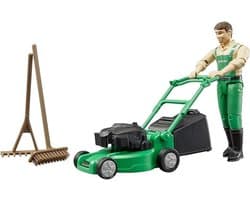 QIN® Grasmaaier Speelgoed - Kruiwagen Speelgoed - Grasmaaier Kinderen - Groen- 16cm x 19cm x 5cm