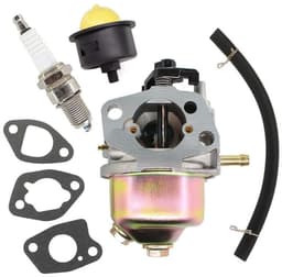 Dailygoods- Carburateur Set - 1x Carburateur - 3x Pakking - 1x Slang - 1x Pomp Primer - 1x Bougie - Grasmaaieronderdelen — thumbnail 5