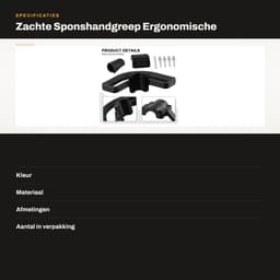 Dailygoods- Sponshandgreep Ergonomisch - Handgreep - Voorhandgreep - Zachte Handgreep - Grasmaaier - Bosmaaier — thumbnail 5