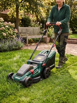 PARKSIDE® Accu-grasmaaier 40 V zonder accu's en lader - Maaibreedte: 40 cm - Ideaal voor gazonoppervlakken tot 800 m² - Borstelloze, onderhoudsvrije motortechnologie - Krachtig en stil — thumbnail 3