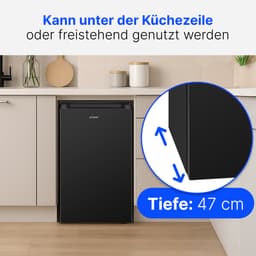Bomann VS 7255 - Koelkast - Tafelmodel - 87 Liter - LED verlichting - Zwart — thumbnail 3