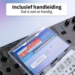 What's Goods - Afneembare siliconen piano toetsenwijzer - Piano (muzieknoten) leren spelen - 88 toetsen - Piano stickers - Zonder kleur wit — thumbnail 4