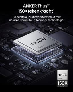soundcore Liberty 5 Pro by Anker - Anker Thus Al Chip - Kristalheldere Gesprekken - Noise Cancelling Oordopjes - Draadloze Oordopjes - ANC Met 6 - 5 U/28 U:Speeltijd - Snelladen - Draadloos Opladen — thumbnail 2