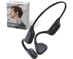Dynabright Bone Conduction Headphone - Incl. 32GB Opslag – IPX8 Waterdicht – Bluetooth 5.4 – Veilig Fietsen & Hardlopen - Open Ear Sportkoptelefoon - Bellen en Gebeld worden