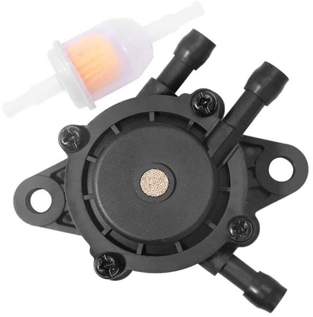 Brandstofpomp geschikt voor grasmaaiermotoren van 17-25 pk, inclusief vacuümpomp, brandstoffilter en accessoires geschikt voor Stratton. — afbeelding 1