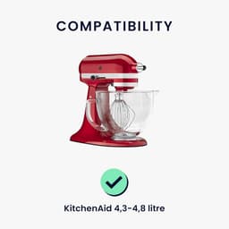 Beschermhoes Keukenmachine - Hoes Mixer - Keuken Organisatie - Met 3 Vakken - 355 x 355 x 225 cm - Zwart/Wit — thumbnail 4