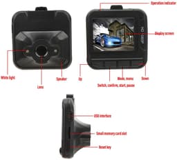 Dailygoody - Dash Cam voor Auto's - 1080P - Ultieme Beveiliging - 1,6-inch Scherm - Bewegingsdetectie - Spraakopname - Auto Recorder — thumbnail 4
