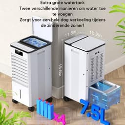 Thuys - Air Conditioner Without Exhaust Hose - Air Cooler - Air Conditioning - Cooling — thumbnail 5