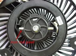 Startmechanisme Grasmaaier - Trekstarter Vervanging - Motor Starten - IJzeren Staaf - 1 Stuk - Zwart — thumbnail 2
