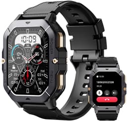 CUBOT C28 Smartwatch - Hartslag, Bloedzuurstof, Slaap Monitoring Smartwatch - 100+ Sportmodi - Muziekspeler - 410 mAh Batterij - Unisex Fitnesshorloge Smartwatch - Android iOS - Zwart — thumbnail 1