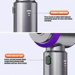 ITRONIQ Kruimeldief Draadloos – Auto Stofzuiger en Air Duster – Mini Handstofzuiger Met Blaasfunctie - Mini Vacuum Cleaner — thumbnail 3