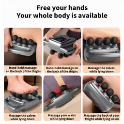 Jently massage pistool - massage gun - massage apparaat - 16 hoofd op hogen frequentie - voor spiermassage — thumbnail 3