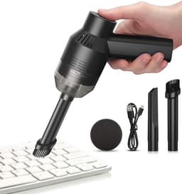 Mini draadloze bureaustofzuiger, geschikt voor het reinigen van stof, haar, pluisjes, gumresten, laptops, auto's, dierenverblijven en andere plekken. — thumbnail 1
